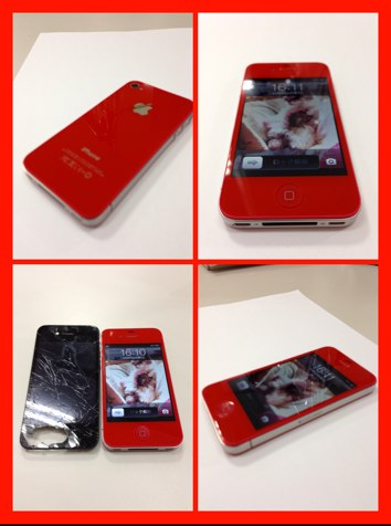 IPhoneカスタム　レッド の画像 | Mobile Rescue高知のブログ