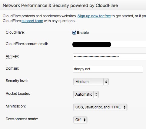 General Settings | W3 Total Cache  覚醒する  CDiP  WordPress