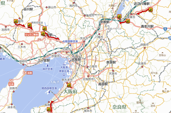 ドライブトラフィック | 全国高速道路 道路交通情報 渋滞情報 通行止め情報