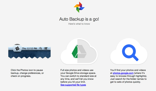 Google+ Auto Backup