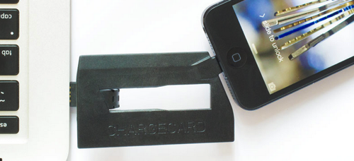 CHARGECARD | iPhone Lightning Cable Credit Card Sized 1