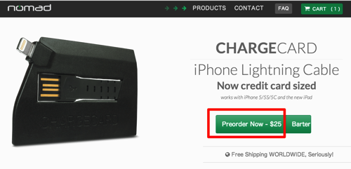 CHARGECARD | iPhone Lightning Cable Credit Card Sized 2