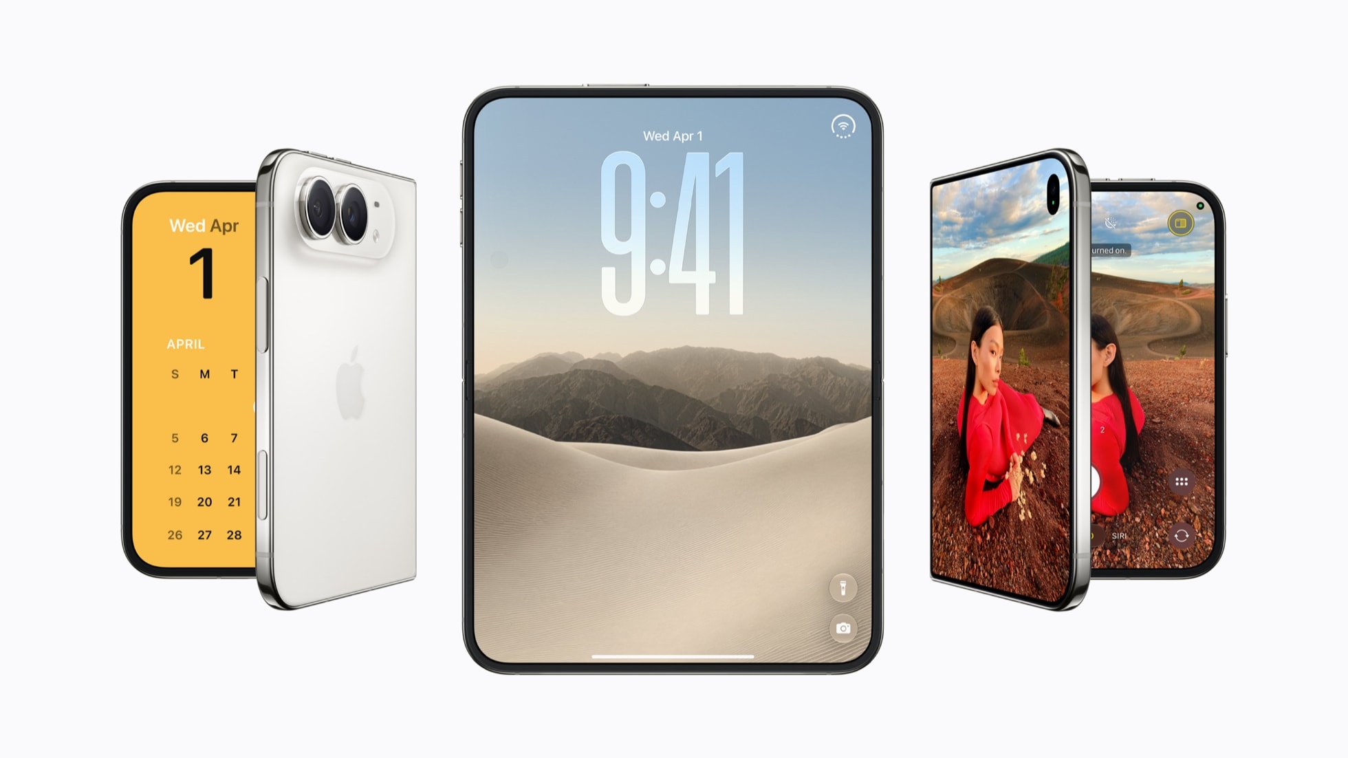 Apple公式ニュースのiPhone Duo製品集合画像