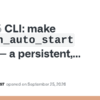実はCodex CLIはデフォルトで永続的かつ自己更新型のバックグラウンドデーモンをイン