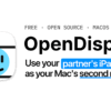 無料でiPhone/iPad/macOSをMacの外部ディスプレイとして使えるオープンソースアプリ「