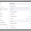 iPhone Duoでは左右に搭載された2基のバッテリー情報を確認可能で、2基のバッテリーは