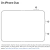 iPhone Duoでは一部のiPadと同じく向きによってボリュームボタンの機能が自動調整され