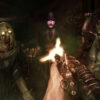 次々と襲来する敵を撃退するサバイバルFPS「Sker Ritual」と，選択によって物語の展開